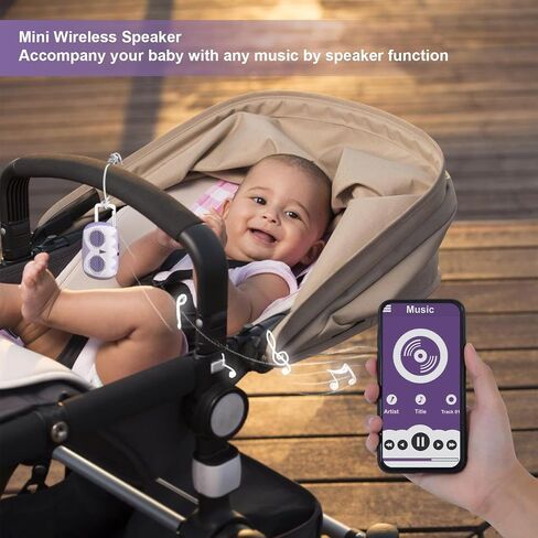 Portable White Noise Machine DOSII Mini Sound Machine for Baby Sleeping, Cute Owl Sleep Therapy with 25 Soothing Sounds, 4 Timer, Easy to Pocket&Travel for Toddler Boy Sleep Aid Baby Registry Search in Saudi Arabia