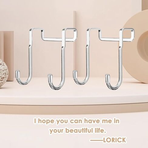 Over The Door Drawer Cabinet Hook, 2 Pack 304 Stainless Steel S-Shaped Drawer Cabinet Back Hanger Hooks, Over Door Hanger Hooks for Hanging Towels, Clothes, Dish Towel, Bag in Kuwait