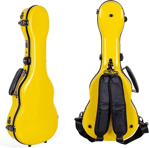 Crossrock 100% Purity Fiberglass Black Baritone Ukulele Case-15mm Thick Padded (CRF1020BUBK) in Saudi Arabia