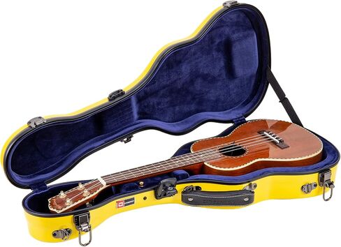 Crossrock 100% Purity Fiberglass Black Baritone Ukulele Case-15mm Thick Padded (CRF1020BUBK) in Saudi Arabia