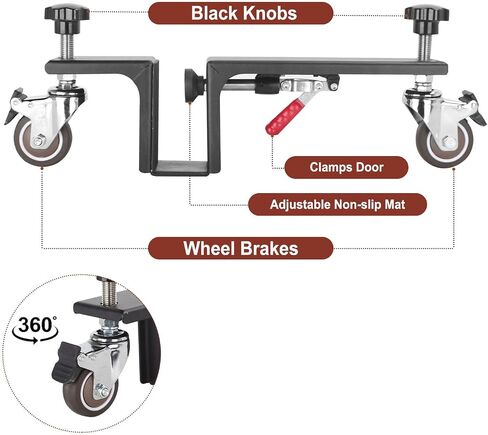 2Pcs Door Installation Tool Kit for Easy Door Installation-Single Person Hands-Free Door Installation Kit for Doors Range from 1.18 to 1.97 Inches Thick and 330 Lbs in Saudi Arabia