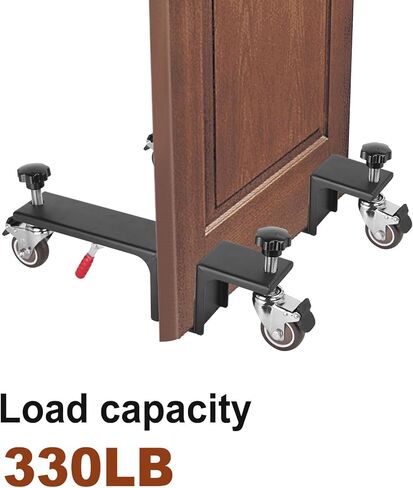 طقم أدوات تركيب الباب مكون من قطعتين لسهولة تركيب الباب - مجموعة أدوات تركيب الباب بدون استخدام اليدين لشخص واحد للأبواب التي يتراوح سمكها من 1.18 إلى 1.97 بوصة ووزن 330 رطلاً in Kuwait