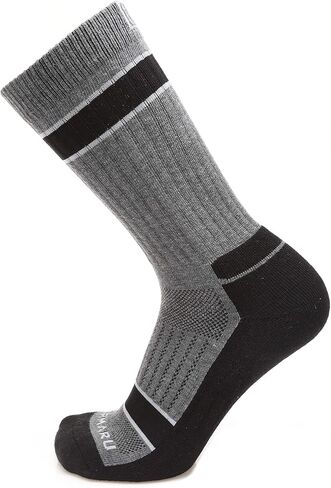 جوارب MIRMARU للرجال مكونة من 5 جوارب شبكية عالية الأداء للتهوية ماصة للرطوبة والرياضات الخارجية والمشي لمسافات طويلة in Kuwait