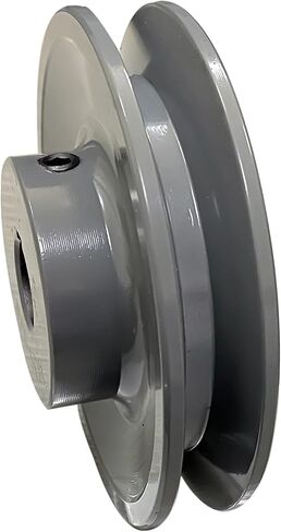 بكرة أخدود مفردة، حزام على شكل حرف V، تجويف 3.75 بوصة OD 5/8 بوصة، AK39-5/8، قسم الحزام، حديد زهر رمادي، للحزام على شكل V in Kuwait