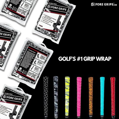 FORE GRIPS | GOLF'S #1 GRIP WRAP (7-PACK) - Eliminate the hassle of regripping - OPEN. WRAP. PLAY in Saudi Arabia