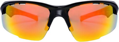 All-in-One Sport Sunglasses for Men Women Youth with Z87.1 Safety Glasses Half-Rim Shield Eyewear UV Protection in Saudi Arabia