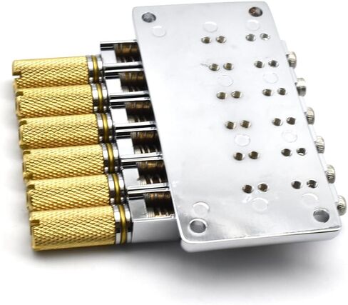 Headless Guitar Bridge 6-String Headless Electric Guitar Bridges (Chrome) in Saudi Arabia