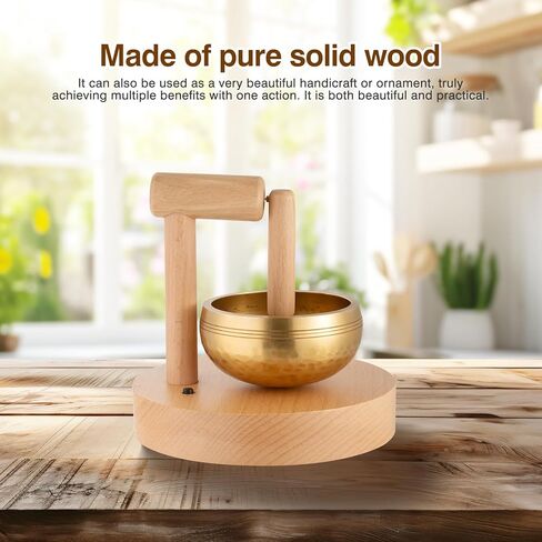 مجموعة أوعية الغناء التلقائي - أوعية الصوت التبتية الأصلية الحاصلة على براءة اختراع مطروقة يدويًا في نيبال للتأمل العميق، اليوغا شاكرا شفاء الذهن، وعاء الغناء التلقائي يجعل حر اليدين in Kuwait