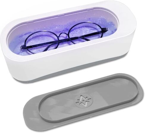 Ultrasonic Jewelry Cleaner,250 ML Portable Professional Household Ultrasonic Cleaning Machine for Jewelry for Cleaning Jewelry,Ring,Necklaces,Eyeglass,Watches,Razors,Makeup Brush,Coins, Dentures,Toys in Kuwait