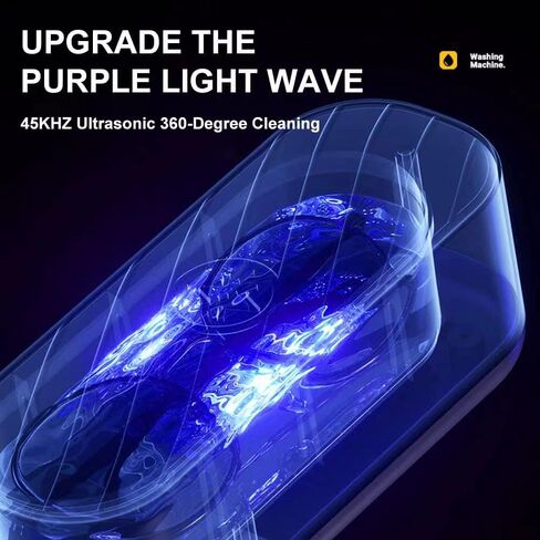 Ultrasonic Jewelry Cleaner,250 ML Portable Professional Household Ultrasonic Cleaning Machine for Jewelry for Cleaning Jewelry,Ring,Necklaces,Eyeglass,Watches,Razors,Makeup Brush,Coins, Dentures,Toys in Kuwait