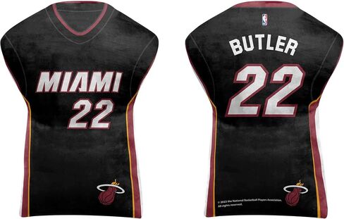 Northwest NBA Travel Jimmy Butler Jersey Cloud Pillow Bedding Accessories (Miami Heat - Black) in Saudi Arabia