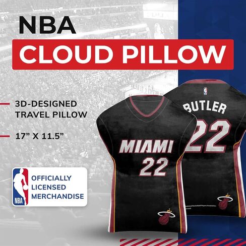 Northwest NBA Travel Jimmy Butler Jersey Cloud Pillow Bedding Accessories (Miami Heat - Black) in Saudi Arabia