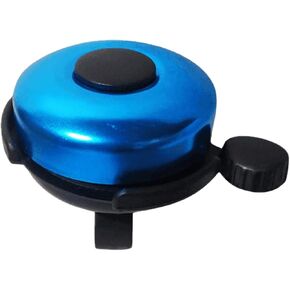 Blue Aluminum Bike Bell, Loud Sound Bicycle Bell Bike Bells for Adults Kids Girls Boys for Road Bike, Mountain Bike, City Bike, Sports Bike Pocket-Size and Light Weight, Our Product is Easy to Carry