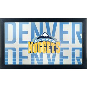 Trademark Gameroom NBA1500-DN3 NBA Framed Logo Mirror - City - Denver Nuggets
