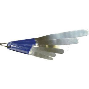 Caulk Finishing Tool, Spatula, SS, 6 Sizes,Blue