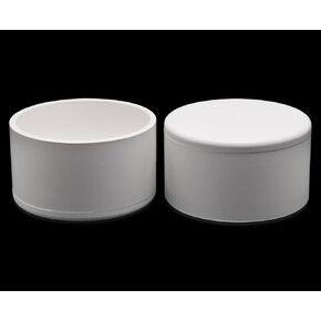 PVC Pipe End Cap, White PVC Fittings Caps Furniture Grade 3 Inch (2pcs)