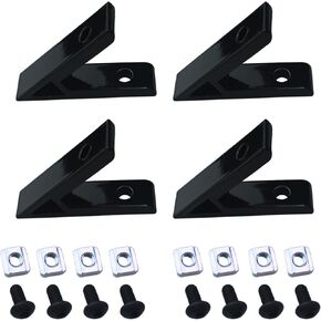 4PCS 45 Degree Angle Bracket Aluminum Alloy Corner Brackets Fasteners with Screws and Nuts for 2020 Series Aluminum Extrusion Profile