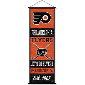Philadelphia Flyers Banner and Scroll Sign