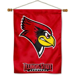 Illinois State Redbirds Banner with Hanging Pole