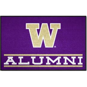 FANMATS 18367 NCAA - University of Washington Alumni Rug - 19in. X 30in.| Sports Fan Home Decor Rug and Tailgating Mat