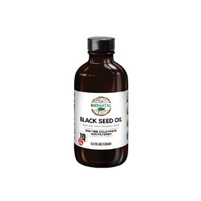 BioNatal Ethiopian Black Seed Oil 4.2oz (GLASS), Up to 4.64% Thymoquinone (TQ), Nigella Sativa Seeds, Non-filtered black cumin seed oil, Cold-pressed