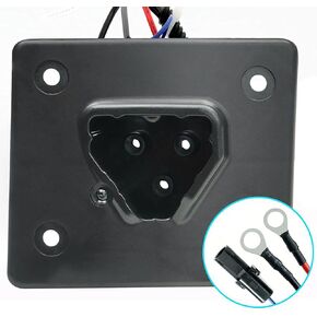 Golf Cart 48V Charger Receptacle Fits EZGO RXV and Delta-Q Battery Charger Plug with w/Wires # 602529