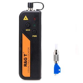 FTTH Mini model 10 KMVisual Fault Locator Fiber Optical Cable Tester Checker Test Tool Universal Connector with The FC-LC Adapter for CATV Telecommunications