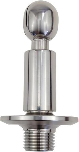 1.5 "ثلاثي المشبك إلى 1/2" NPT ذكر الصحية CIP الدورية رذاذ الكرة الفولاذ المقاوم للصدأ SS304 خزان تنظيف الكرة in Kuwait