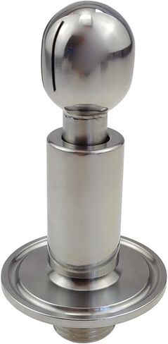 1.5 "ثلاثي المشبك إلى 1/2" NPT ذكر الصحية CIP الدورية رذاذ الكرة الفولاذ المقاوم للصدأ SS304 خزان تنظيف الكرة in Kuwait