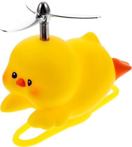 INOOMP Duck Bike Bell, Duck Bicycle Horns, Cute Propeller Handlebar Bicycle Horns, Duck Car Ornaments for Kids Adults Sport Outdoor in Saudi Arabia