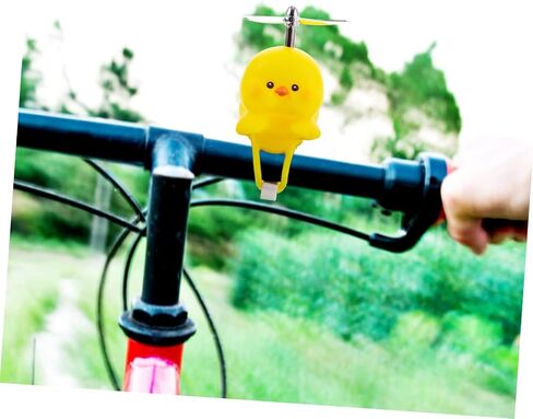 INOOMP Duck Bike Bell, Duck Bicycle Horns, Cute Propeller Handlebar Bicycle Horns, Duck Car Ornaments for Kids Adults Sport Outdoor in Saudi Arabia