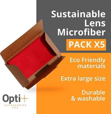 Microfiber Cleaning Cloth 10 Units | Sustainable Reading Glasses Wipes - Glasses Cleaner Lens Wipes for Eyeglasses in Saudi Arabia