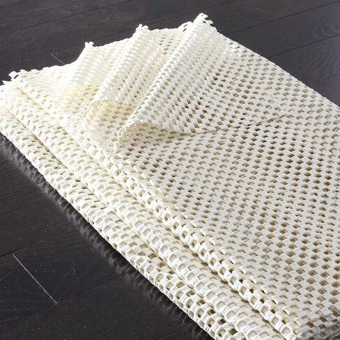 SAFAVIEH Non Slip Anti Skid Grippy Stay in place Rug Pad Under Carpet, Stable on all Hard Floors (8' Runner -SET OF 2) in Saudi Arabia