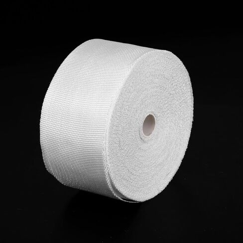 MECCANIXITY 1pcs Fiberglass Cloth Tape 30m(33 Yard) x50mmx0.3mm E Glass Fiber Fiberglass Mesh Glass Fiber Mesh Woven Fiberglass Fabrics Insulation Tape for Reinforcement Repair in Saudi Arabia