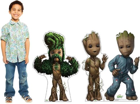 Cardboard People I am Groot (مجموعة من 3) قطع من الورق المقوى - Marvel's I Am Groot (مسلسل تلفزيوني) in Saudi Arabia
