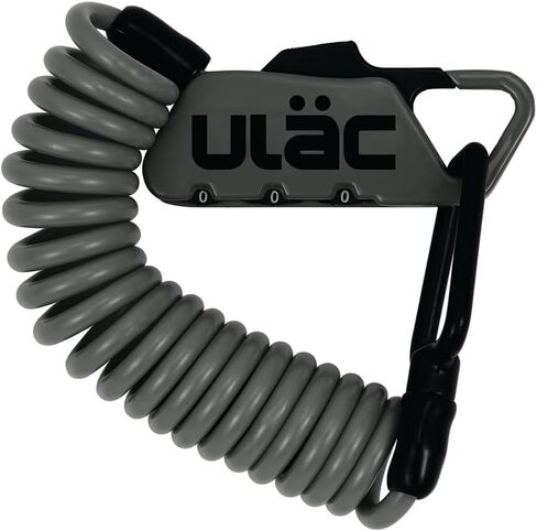 Piccadilly LTD Multipurpose Carabiner Cable Combo Lock for Helmet, Motorcycle, e-Scooter, Bicycle, Gym Locker, Baby Strollers, Suitcases, Luggage, Gate, Fence(Teal) in Saudi Arabia
