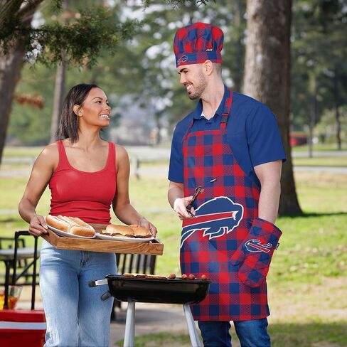 FOCO NFL unisex-adult Nfl Team Logo Grilling Cooking Chef Gear - Apron, Mitt, Hat in Saudi Arabia