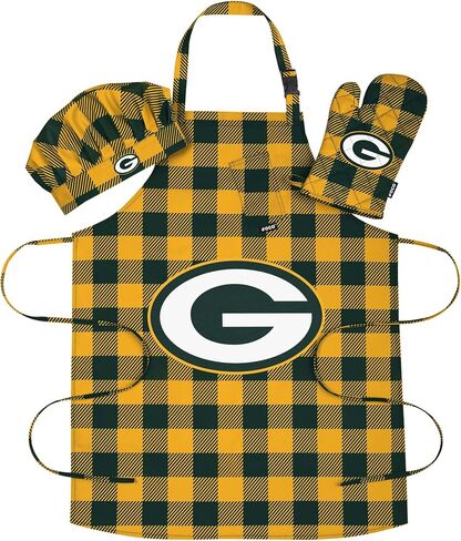 FOCO NFL unisex-adult Nfl Team Logo Grilling Cooking Chef Gear - Apron, Mitt, Hat in Saudi Arabia