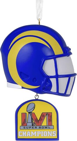 Hallmark Los Angeles Rams Super Bowl LVI Champs Figural Helmet Christmas Ornament (0001OSL2374) in Saudi Arabia