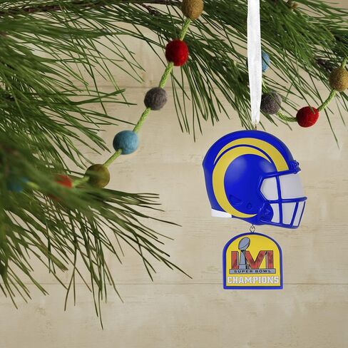 Hallmark Los Angeles Rams Super Bowl LVI Champs Figural Helmet Christmas Ornament (0001OSL2374) in Saudi Arabia