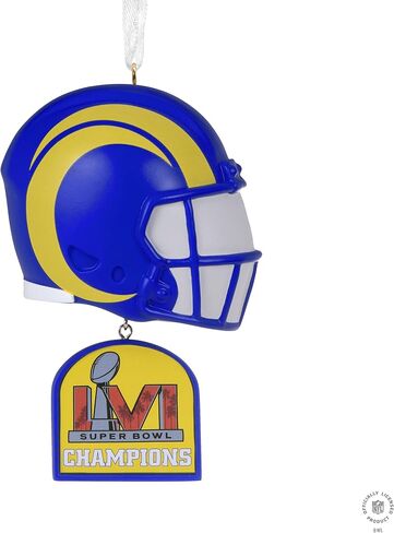 Hallmark Los Angeles Rams Super Bowl LVI Champs Figural Helmet Christmas Ornament (0001OSL2374) in Saudi Arabia