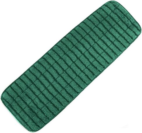 Zwipes Professional Premium Microfiber Smooth Wet Scrubbing Replacement Mop Pads, 18 inch, 3-Pack, Green in Saudi Arabia