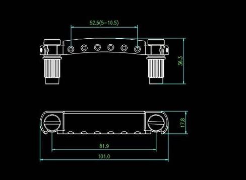 مجموعة ملحقات غيتار بلون الصدأ من Guyker، موالفات قفل (3R + 3L)، جسر Tune-O-Matic وقطعة خلفية لشريط الإيقاف متوافقة مع بقايا الغيتار الكهربائي LP 6 أوتار in Saudi Arabia