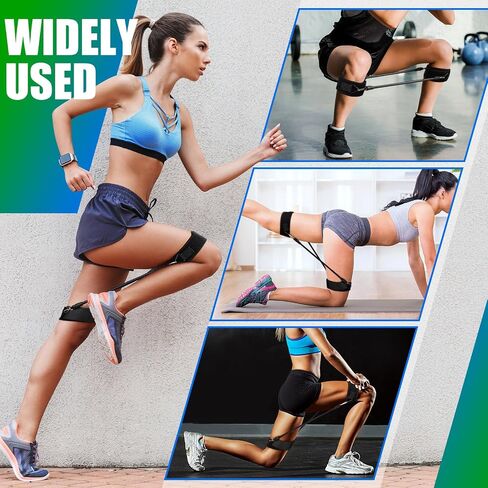 TOBWOLF Speed Agility Strength Leg Resistance Bands, Thigh Resistance Bands with Elastic Training Rope, Speed & Strength Leg Training Bands for Exercise Fitness Fast Sprinting, Running Power Agility in Saudi Arabia