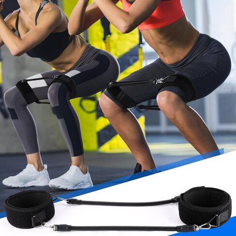 TOBWOLF Speed Agility Strength Leg Resistance Bands, Thigh Resistance Bands with Elastic Training Rope, Speed & Strength Leg Training Bands for Exercise Fitness Fast Sprinting, Running Power Agility in Saudi Arabia