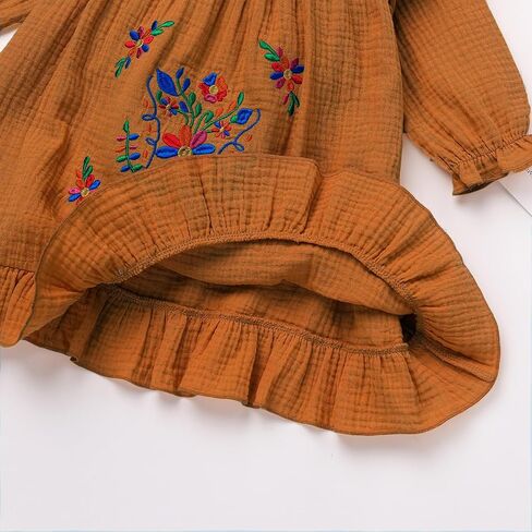 Mexican Dress for Girls 2024 Traditional Vestidos Mexicanos Cinco De Mayo Easter Embroidered Dresses Toddler Kids in Saudi Arabia