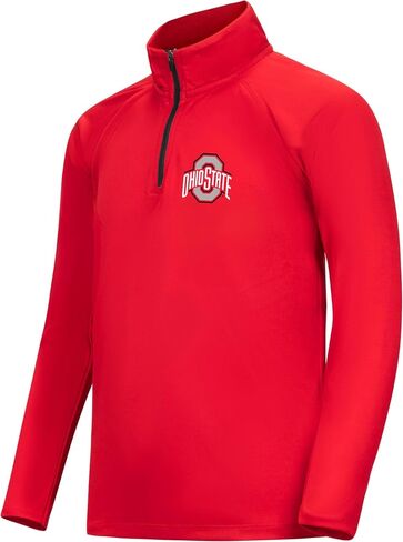 Little King NCAA Youth Boys 1/4 Zip Pullover Wind Shirt-100% Polyester-Sizes YS YM YL YXL in Saudi Arabia