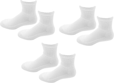 Pure Stride Diabetic Socks Quarter Length - Non-Binding Top, Ventilated Mesh Knit with Seamless Toe for Men and Women in Saudi Arabia
