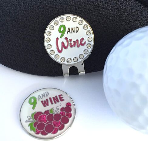 Nine and Wine Golf Ball Marker and Hat Clip in Saudi Arabia