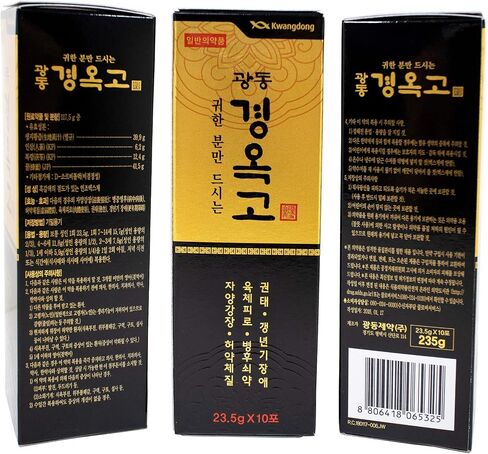 مجموعة هدايا منشط الجينسنغ الكوري المغذي من كوانج دونج كيونج أوك جو (23.5 جم × 30 كيسًا) [광동제약 경옥고] in Saudi Arabia
